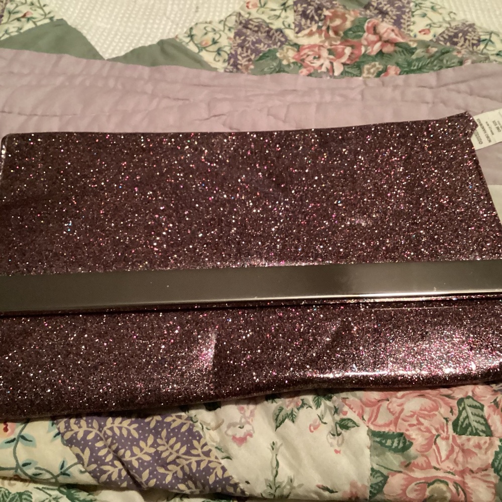 Glittery hobo bag